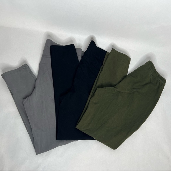 Lot of 3 Women with‎ Control M Yoga Pants Large Stretch Athletic Leggings Medium - Picture 1 of 10